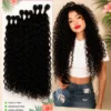 long curly hair
